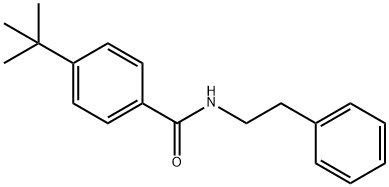 4-tert-butyl-N-(2-phenylethyl)benzamide Struktur