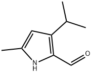 1H-Pyrrole-2-carboxaldehyde, 5-methyl-3-(1-methylethyl)- (9CI) Struktur