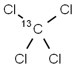 CARBON TETRACHLORIDE (13C) Struktur