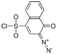 3-Diazo-3,4-dihydro-4-oxo-1-naphthalenesulfonyl chloride Struktur