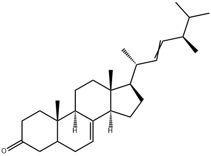 ergost-7,22-diene-3-ol Structure