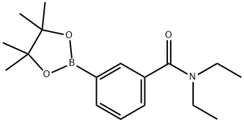 4-(N,N-DIETHYLAMINOCARBONYL)PHENYLBORONIC ACID, PINACOL ESTER Struktur