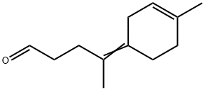 Pentanal, 4-(4-methyl-3-cyclohexen-1-ylidene)- Struktur