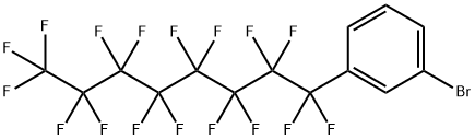 1-BROMO-3-(HEPTADECAFLUOROOCTYL)-BENZENE Struktur