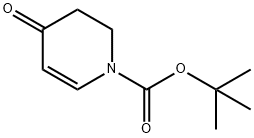 1,4,5,6-四氫-4-氧代吡啶-1-羧酸叔丁酯 結(jié)構(gòu)式