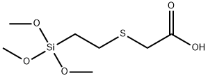 [2-(Trimethoxysilyl)ethylthio]acetic acid Struktur