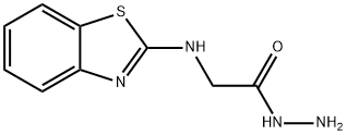 Glycine, N-2-benzothiazolyl-, hydrazide (9CI) Struktur