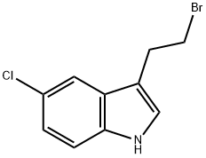 1H-INDOLE,3-(2-BROMOETHYL)-5-CHLORO- Struktur