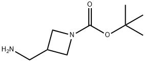 1-Boc-3-氨甲基氮雜環(huán)丁烷 結(jié)構(gòu)式