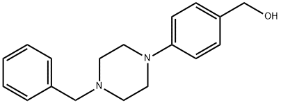 4-(4-N-BENZYLPIPERAZINYL)BENZYL ALCOHOL Struktur