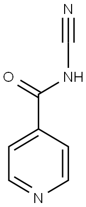 N-Cyano-4-pyridinecarboxamide Struktur