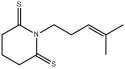 2,6-Piperidinedithione,  1-(4-methyl-3-pentenyl)-  (9CI) Struktur