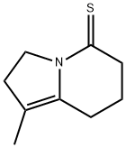 5(3H)-Indolizinethione,  2,6,7,8-tetrahydro-1-methyl- Struktur