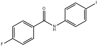 4-fluoro-N-(4-iodophenyl)benzamide Struktur