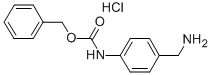 BENZYL 4-(AMINOMETHYL)PHENYL CARBAMATE HYDROCHLORIDE Struktur