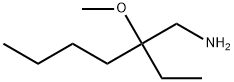 1-Hexanamine,  2-ethyl-2-methoxy- Struktur