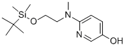 6-[[2-(tert-Butyldimethylsilyloxy)ethyl]methylamino]pyridin-3-ol Struktur