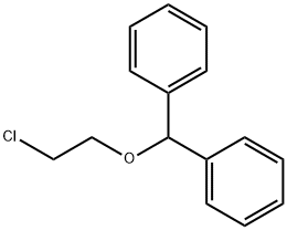 BENZHYDRYL B-CHLOROETHYL ETHER Struktur