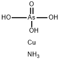 ammonium copper arsenate Struktur