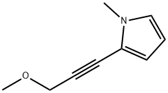 1H-Pyrrole,2-(3-methoxy-1-propynyl)-1-methyl- Struktur