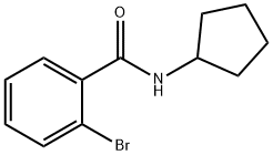 2-Bromo-N-cyclopentylbenzamide Struktur