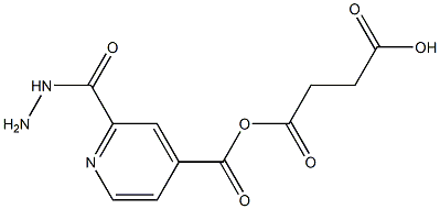 4-OXO-4-[N'-(PYRIDINE-4-CARBONYL)-HYDRAZINO]-BUTYRIC ACID Struktur