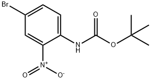 叔丁基(4-溴-2-硝基苯基)氨基甲酸酯 結(jié)構(gòu)式