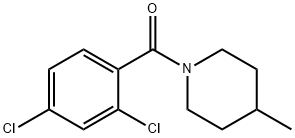 1-(2,4-Dichlorobenzoyl)-4-Methylpiperidine Struktur