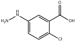 Benzoic acid, 2-chloro-5-hydrazino- (9CI) Struktur