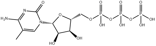 Cytidine 5'-(tetrahydrogen triphosphate), 5-Methyl- Struktur