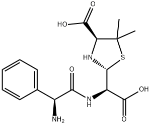 [2R-[2α[R*(R*)],4β]]-α-[(AMinophenylacetyl)aMino]-4-carboxy-5,5-diMethyl-2 Struktur