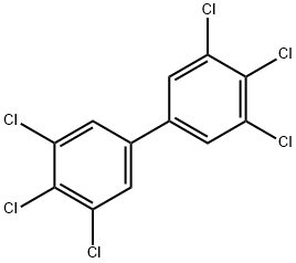 3,3',4,4',5,5'-HEXACHLOROBIPHENYL Struktur