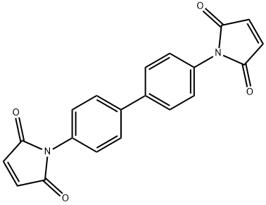 4,4'-Bis(maleimido)-1,1'-biphenyl Struktur