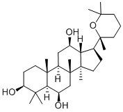 Panaxatriol Struktur