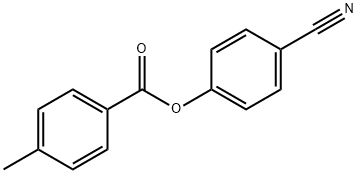 4-Cyanophenyl-4'-Methylbenzoate Struktur