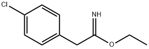 2-(4-CHLORO-PHENYL)-ACETIMIDIC ACID ETHYL ESTER Struktur