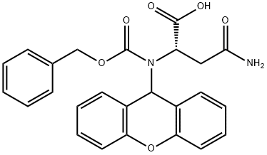 Z-ASN(XAN)-OH Struktur