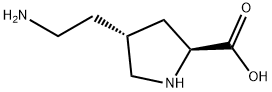 L-Proline, 4-(2-aminoethyl)-, (4R)- (9CI) Struktur