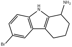 6-bromo-2,3,4,4a,9,9a-hexahydro-1H-carbazol-1-amine Struktur