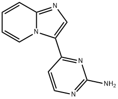 2-PyriMidinaMine, 4-iMidazo[1,2-a]pyridin-3-yl- Struktur