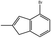 4-broMo-2-Methyl-1H-indene Struktur