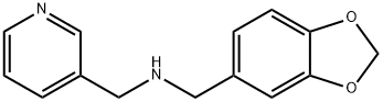 BENZO[1,3]DIOXOL-5-YLMETHYL-PYRIDIN-3-YLMETHYL-AMINE Struktur