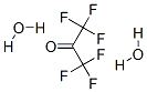 2-Propanone,  1,1,1,3,3,3-hexafluoro-,  dihydrate  (8CI,9CI) Struktur