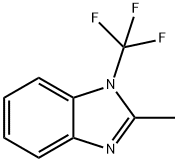 1H-Benzimidazole,2-methyl-1-(trifluoromethyl)-(9CI) Struktur