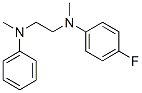 N-(p-Fluorophenyl)-N,N'-dimethyl-N'-phenylethylenediamine Struktur