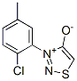 3-(2-Chloro-5-methylphenyl)-1,2,3-thiadiazol-3-ium-4-olate Struktur