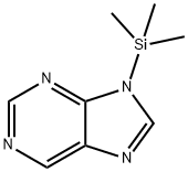 9-Trimethylsilyl-9H-purine Struktur