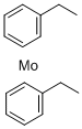 BIS(ETHYLBENZENE)MOLYBDENUM Struktur