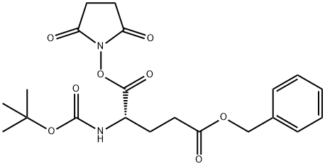 BOC-GLU(OBZL)-OSU Struktur