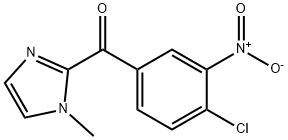 (4-chloro-3-nitrophenyl)(1-methyl-1H-imidazol-2-yl)methanone Struktur